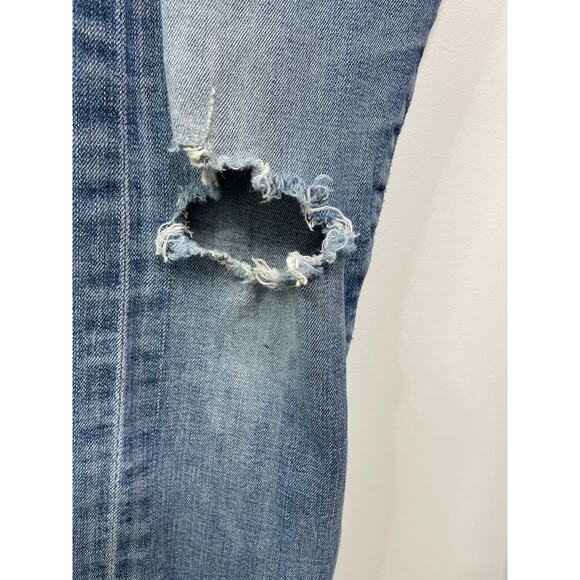 Citizens of Humanity Emerson Slim Fit Boyfriend Jeans Distressed Denim Blue 24 - Picture 3 of 11